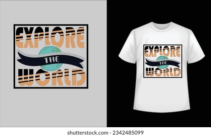 Das ist Typografie-T-Shirt-Design. Dieses Design ist einzigartig. Jeder kann es benutzen.