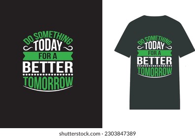 Este es un diseño de camisetas de tipografía.