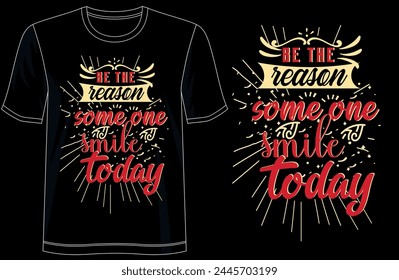 This typography t-shirt design features a sleek and modern font that adds a stylish touch to any outfit. The clean lines and bold letters make a statement without being too overpowering, perfect for t