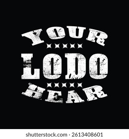 This is typography vector t- shirt design.