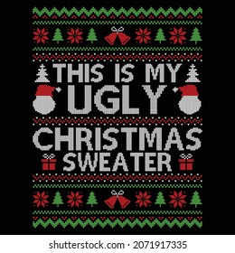 This is Ugly Christmas Sweater Design