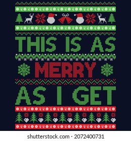 This is Ugly Christmas Sweater Design