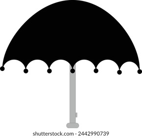 This is an umbrella design icon