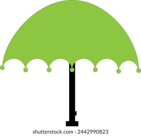 This is an umbrella design icon