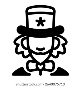 This Uncle Sam icon is suitable for 4th of July, Independence Day, etc