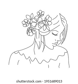 This is a unique art work of line art illustration