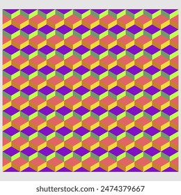 This is a unique colorful hexagon pattern background image, suitable for background design for banners, posters, flyers, ceramics, wrapping paper, t-shirts, sports jerseys and others.