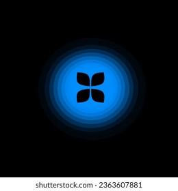 This is a unique design in bright blue 