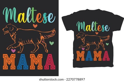 Esta camiseta única maltesa Mama Tie Dye Dog Mom expresa un tipo especial de amor maternal. Regístrate (o a alguien que conozcas) esta hermosa temporada del Día de la Madre y muestra tu orgullo por tu maravilloso