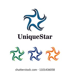 This is a unique star logo used for many purposes.