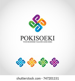 This is a unique style of logo used for many purposes.