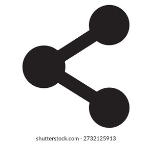 Este icono de compartir universal promueve la distribución de contenido.