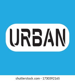This urban logo can be used for whatever you are designing