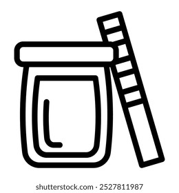 Dieses Urin-Test-Icon eignet sich für Diabetes, Krankheit, etc.