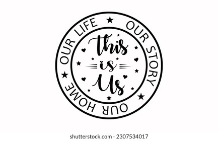 This is us - Cercle Vector And Clip Art
