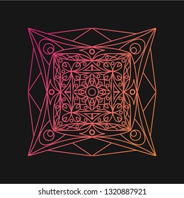 this is a usefull mandala illustration,it can be used for decorative pattern for design and many other
