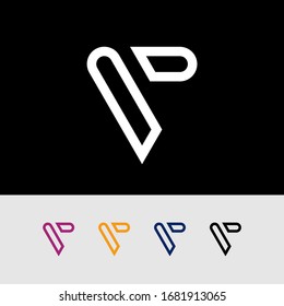 this is a V letter logo