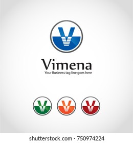 This is a V letter logo used for many purposes.