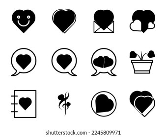 Dieses Valentinstag-Symbol ist sehr komplex und kann zum Feiern der Zusammengehörigkeit am WeltTag der Liebe verwendet werden