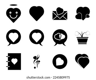This Valentine's Day icon is very complex and can be used to celebrate togetherness on the World Day of Love