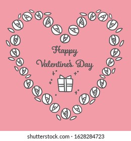 This is a Valentine's Day illustration