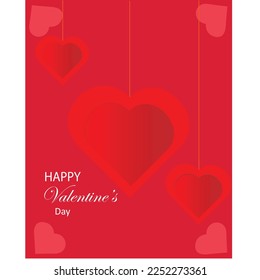 This is Valentine's vector art, its vector illustration, Its happy valentine's day banar