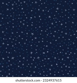 This is a vector abstract pattern of little stars made by a 6 year old kid.