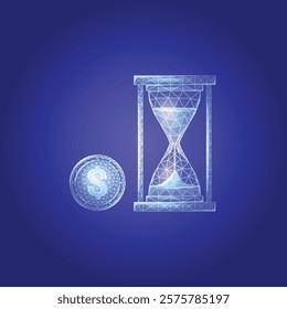 This vector art design depicts the world of artificial intelligence with interconnected network elements, digital patterns, It's a very valuable time to make money
