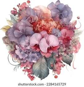 This vector art illustration collection showcases the exquisite beauty of flowers, focusing on their intricate parts such as leaves, stems, and petals. Perfect for adding a touch of elegance.