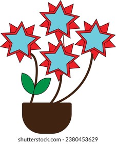 This is a vector art for nice flowers