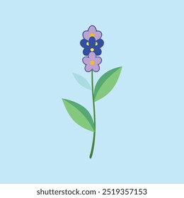 This vector artwork beautifully captures the Butterfly Bush flower with intricate details and vibrant colors, ideal for nature-inspired designs and botanical-themed creative projects.