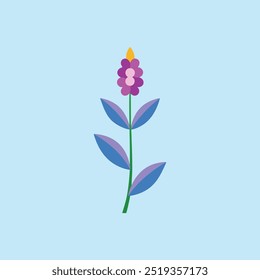 This vector artwork beautifully captures the Butterfly Bush flower with intricate details and vibrant colors, ideal for nature-inspired designs and botanical-themed creative projects.