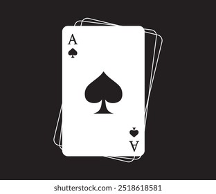 "This vector artwork features an elaborate playing card theme, perfect for T-shirt printing and apparel design. The design showcases the classic card suits—spades, hearts, diamonds,