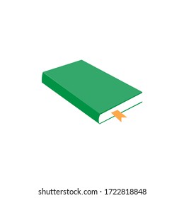 This is vector book isolated on white background.
