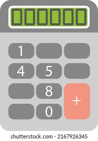 This is a vector of a calculator. It has no background.