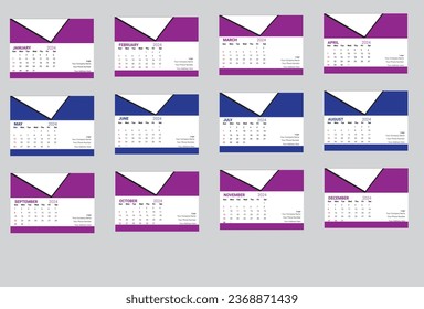 This is vector calendar design . It is editable .
