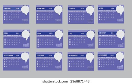This is vector calendar design . It is editable .