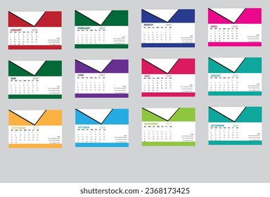 This is vector calendar and its editable.
