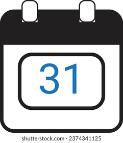 This is vector calendar icon. it is editable.