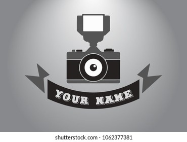 This vector can be used for Making your own photography watermark or Logo