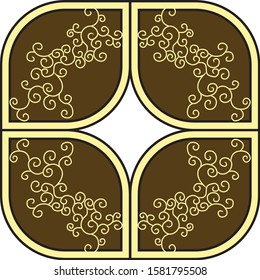 This vector can be used for shirts or fabrics.trendy asian tribal ethnic motifs hand drawn seamless pattern