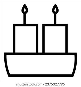 this is a vector candle