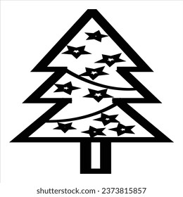 this is a vector christmas tree