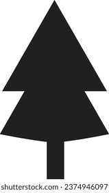 This is vector Christmas  tree and it is editable.