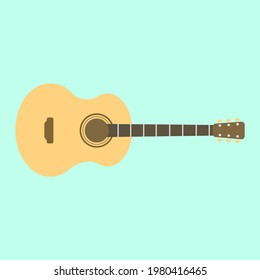 This is a vector of classic guitar.