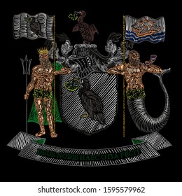 This is the vector coat of arms of Liverpool located in the United Kingdom. The glorious city of football.