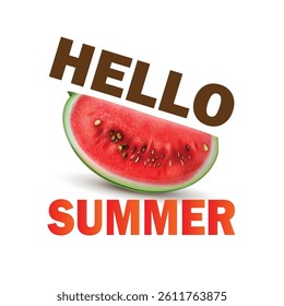 This is a vector design of a summer season.