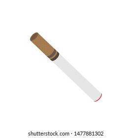 This is vector draw of cigarette