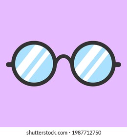 Este es un vector de anteojos o se puede decir como espectáculos.