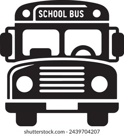  This vector features a stylized school bus, representing transportation to educational institutions, the journey of learning, and the daily routine of students commuting to and from school.